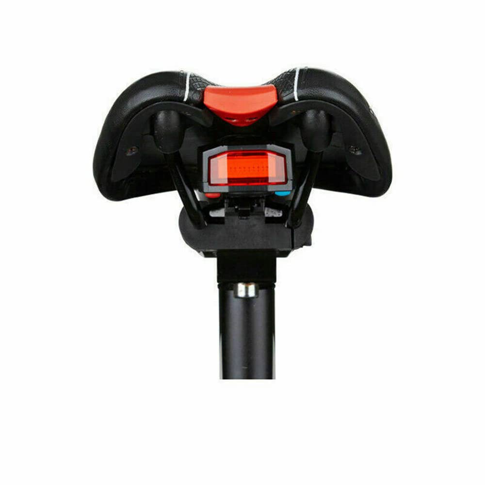 Baceyong Set Bicycle LED Tail Rear Light Anti-theft Alarm USB Rechargeable Remote Control, Mountain Bike Anti-theft Remote Control Tail Light USB Rechargeable Bicycle Lamp