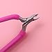 Beauty Smart Stainless Cuticle Nail Clippers (Pink)