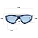 Naga Sports Diver Swimming Goggles - Anti Fog Anti Shatter Leakproof Waterproof with UV Protection for Men Women Youths Adults - Blue and Gray