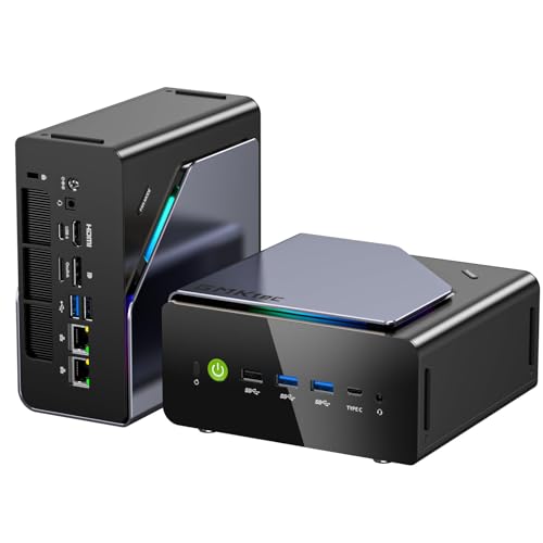 GMKtec K12 Ryzen 7 Gaming Mini PC Oculink AMD R7 H 255 (Upgrade 8745HS) 32GB DDR5 RAM 1TB SSD, Mini Computer Radeon 780M Grafik, 3X M.2 2280 Speichere