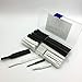 Heat Shrink Tubings for Wire Repair and Electrical Splices Assorted in Tool Box (150PCS/Black and White/8 Sizes)