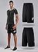 Liberty Imports Pack of 5 Men's Athletic Basketball Shorts Mesh Quick Dry Activewear with Pocket