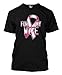 Pink Ribbon For My Wife - Breast Cancer Awareness Men's T-shirt