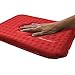 Lightspeed Outdoors Self-Inflating Stadium Seat Cushion with an Integrated Carry Bag (Red)