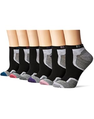 Women's 6 Pack Performance Low Cut Socks, Multi, 9-11