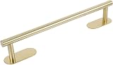 YUET Brushed Brass Towel Rail 40 cm Self-Adhesive No Drill 304 Stainless view 1