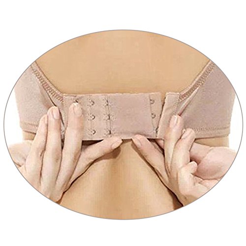 Auony 6 Pack Women's Bra Strap Extenders,2 Hooks/3 Hooks/4 Hooks Elastic Stretchy Bra extension Strap … (6 Pack 3 Hooks/4 Hooks) - Thumbnail 6