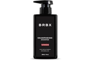 BRBX Gentle Daily Shampoo for Men 10W30 – Normal Hair – Cleanses & Hydrates Hair Naturally – Lightweight, Non-Drying Formula 