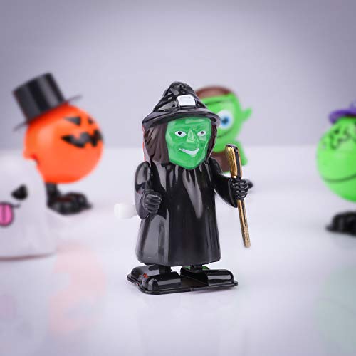 Jionchery 18 Pack Halloween Wind Up Toys, VIRIITA Assorted Clockwork Toys Assortment Goody Bag Filler Supply for Party Favors for Kids