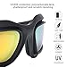KEMIMOTO Polarized Motorcycle Glasses, Riding Goggles with 4 Lens Kit for Outdoor Activities