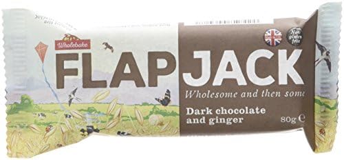 Wholebake Dark Chocolate and Ginger 80 g (Pack of 20)