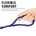 Downtown Pet Supply Braided Poly Slip Lead Dog Leash, 12 Pack, 5' Long - Universal Dog Slip Leash with Metal O Ring - Durable Dog Slip Lead for Groomers, Shelters, Rescues, Vets, or Doggy Daycares
