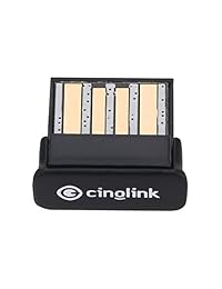 Cinolink Bluetooth 4.0, USB Bluetooth 4.0 Adaptador Dongle para PC Ordenador Portátil Escritorio Estéreo Música, Altavoz Bluetooth, Llamadas de Skype, Teclado, Ratón