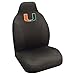 FANMATS 15080 Miami Hurricanes Embroidered Seat Cover