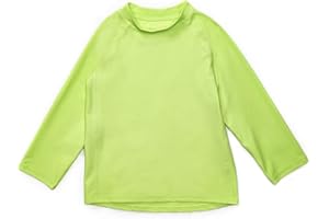 Leveret Long Sleeve Baby Boys Girls Rash Guard Sun Protected UPF + 50 Kids & Toddler Swim Shirt (12 Months-5 Toddler)