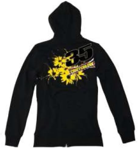 Cal Crutchlow 35 Union Jack Womens Moto GP Black Hoodie Official New