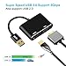 USB 3.0 to HDMI VGA Adapter, ZAMO 1 in 2 USB 3.0 to HDMI VGA 1080p Dual Output Converter, 5 Gbps SuperSpeed USB 3.0 Converter Support HDMI VGA Sync Output for Windows 10/8/7 Only