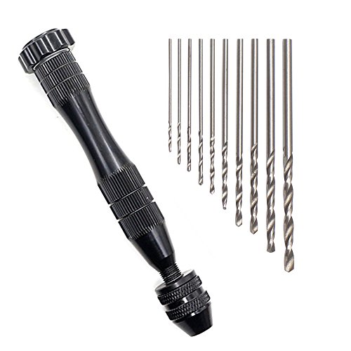 image for Hysagtek Precision Pin Vise Model Manual Hand Drill Tool Set (with Key