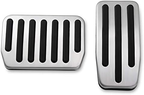 VCiiC No Drill Gas Brake Pedal, Stainless Steel Anti-Slip Accelerator Brake Pedals Pad Cover Fit Tesla Model 3