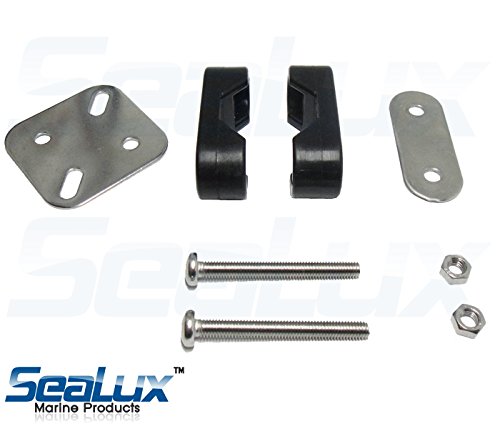 SeaLux-Rail-Mount-clamp-Bracket-Set-with-Stainless-Steel-Mount-Plate-and-Nylon-Brackets-for-78-1-tubing SeaLux-Rail-Mount-clamp-Bracket-Set-with-Stainless-Steel-Mount-Plate-and-Nylon-Brackets-for-78-1-tubing