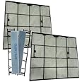 Mini Split Screen Filters 4023394 and Photocatalytic Filter KAF970A46 with Filter Frames 1597259 Combo for Daikin Mini Splits