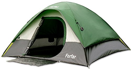 Forfar Camping Tent Family Tent 3 Persons 3 Seasons Waterproof Windproof Outdoor Camping Family Tent