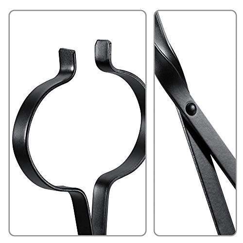 Syntrific 26 Inch Fireplace Tongs Log Claw Grabber Large Fire Tong Tool for Easily and Safely Moving Firewood Reinforced Wrought Iron for Extra Strength Rust Resistant Finish Fireplace Tongs for Indo - Thumbnail 4