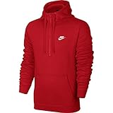 NIKE Mens Sportswear Half Zip Club Fleece Hooded Sweatshirt