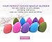 Copeak 10 Pcs Makeup Sponge Set Foundation, Flawless for Liquid, Cream and Powder, Multi-Purpose Cosmetic Applicator Puff for Effortless Blending