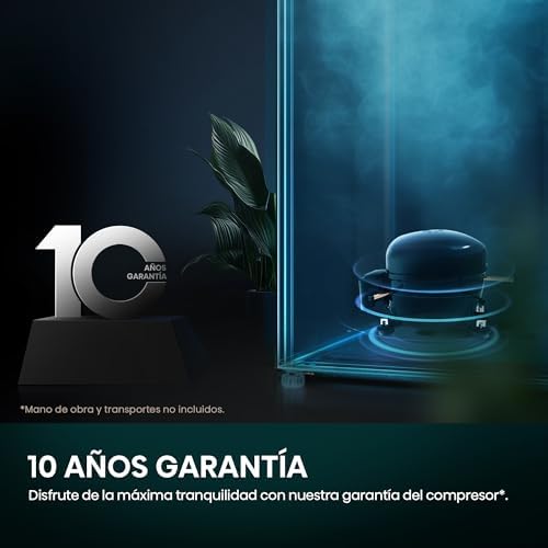FT3K310SAIE1 - Congelador Una Puerta Total No Frost Kitchen Fit, 312L, 186cm, Ventilación Inferior, Apertura de Puerta 90º, Metal-Tech Cooling, Tirador de Apertura Fácil, WiFi, Inox