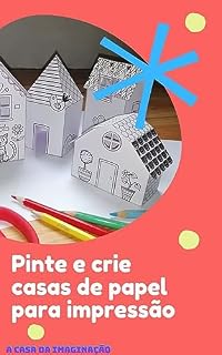 Livro Pinte e crie casas de papel