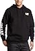 Caterpillar Men's Trademark Banner Hooded Sweatshirt (Regular and Big Sizes), Black, X Large Tall