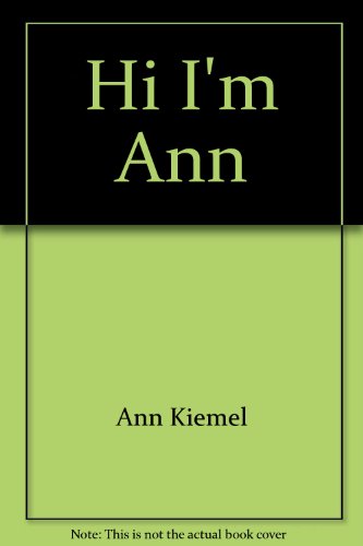 Hi, I'm Ann