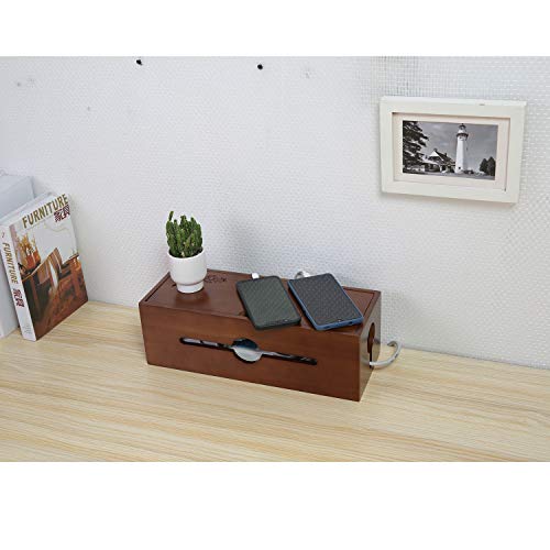 Changsuo Cable Management Box Large Cord Organizer Box for Extension