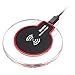 Raynic Orchid II Qi wireless charger for Samsung S6/S6 Edge, Note 5,Nexus 4/5/6/7, Nokia Lumia 920, LG All Qi-Enabled Devices Unique Silicone Painting Anti-slip Phone Charge Pad Output 1.5A (black)
