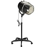 Anself Professional Stand Up Salon Hair Dryer, Bonnet Hood Rolling Base