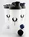 Shaker Bottle by Valkyria, With Weighted Blender Ball, Leak Proof Lid, BPA Free, Ergonomic Handle, 24oz