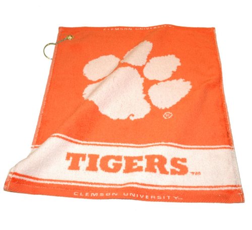 NCAA Clemson University Woven Team Golf Towel