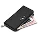 William POLO Men's Genuine Leather Zip Around Long Purse Mens Wallet Money Clip
