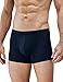 DAVID ARCHY Men's Underwear Soft Micro Modal Trunks 4 Pack (M, Navy Blue)