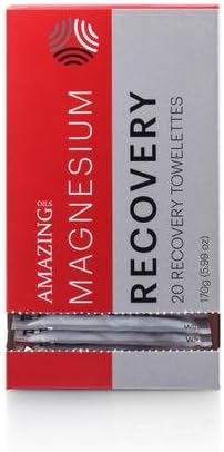 Amazing Oils Wipes (Recovery) ~ Increases Magnesium levels to relieve pain with Wintergreen Oil to prevent muscle cramps
