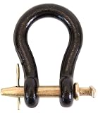 Koch Industries 4002503 Koch /M8134 Heat Treated Heavy Duty Straight Clevis, 3/4 in X 3-3/4 X 1-1/4 in L, 12000 Lb, Black
