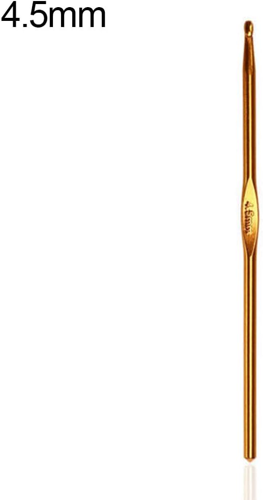 super1798 Aluminium Crochet Hooks Needles Knitting Accessories Tools - Random Color 4.5mm