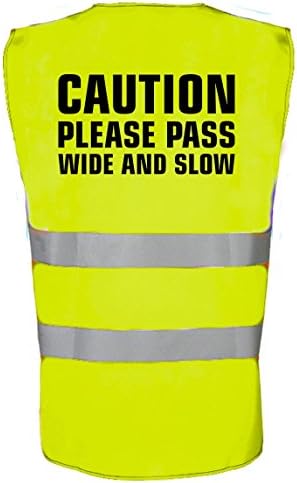 swagwear Caution Please Pass Wide and Slow Equestrian Kids Horse Riding Hi Vis Vest 4 Colours