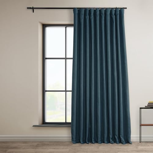 HPD Half Price Drapes Boch-LN21331-96-DW Verdunkelungsvorhang, extra breit, 1 Stück, 100 x 96 cm