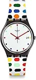 Swatch Women's Originals GM417 Black Plastic Swiss Quartz Fashion Watch