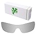 Mryok Polarized Replacement Lenses for Oakley Batwolf OO9101 - Silver Titanium