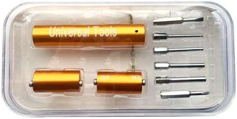 Galaxy Supply 6 in 1 DIY Tool Kits Coil Master Neccessory Coil Jig Kits (Gold)