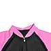 BELLOO Womens One Piece Swimsuit Sun Protection, Rose Pink, M