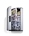 Durable Wall Mounted Secure Key Cabinet with Combination Lock, Holds 72 Key Tags, 11-7/8 x 4-3/4 x 15 3/4 Inches, Brushed Aluminum (196723), Blue